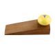2 Pieces Yellow Pink Crackle Ceramic Wooden Door Stopper